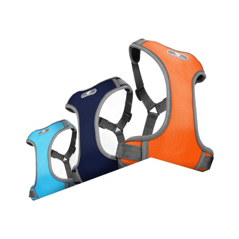 Pet Harnesses accesorios Oxford Cloth Reflective Adjustable EVA Inner Breathable Comfortable Dog Vest — image 4