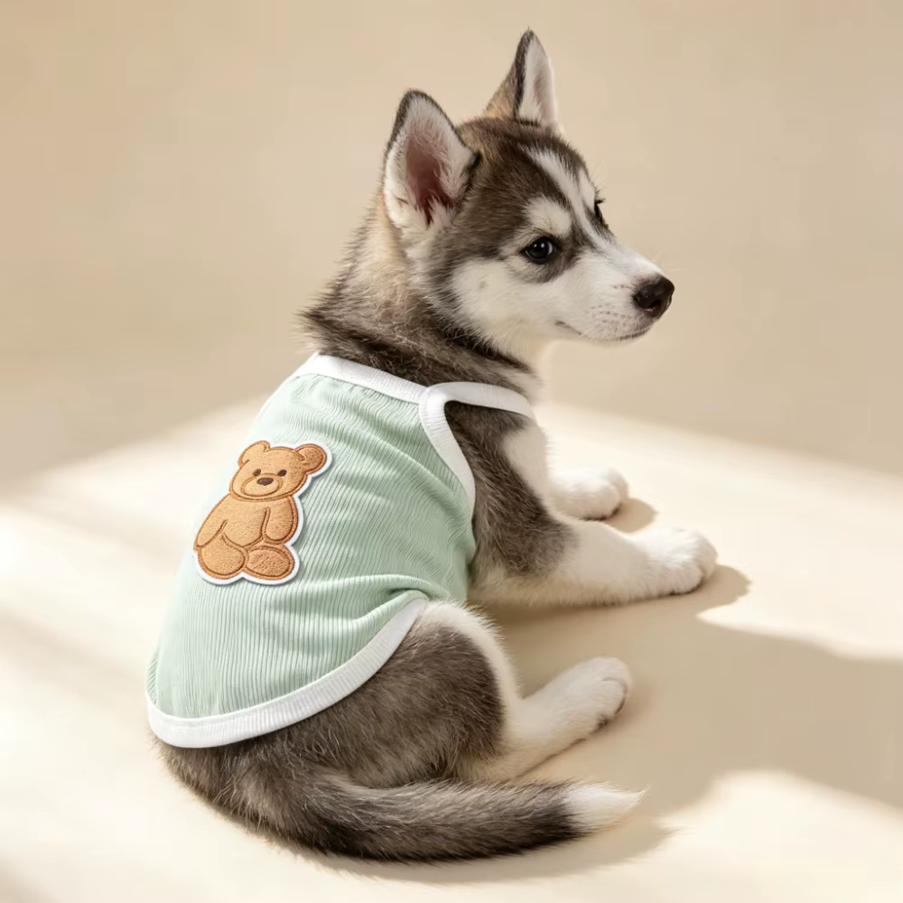 Camiseta de Verano Ligera y Transpirable para Mascotas con Estampados Coloridos, Perfecta para Días Calurosos — imagen 5