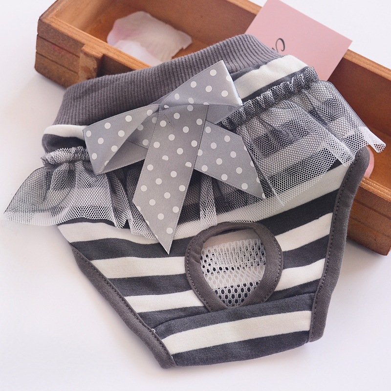 Pet Teddy Little Bitch Dog Physiological Pants Female Dog Aunt Pants Sanitary Pants Menstrual Pants Safety Pants Underwear — image 4