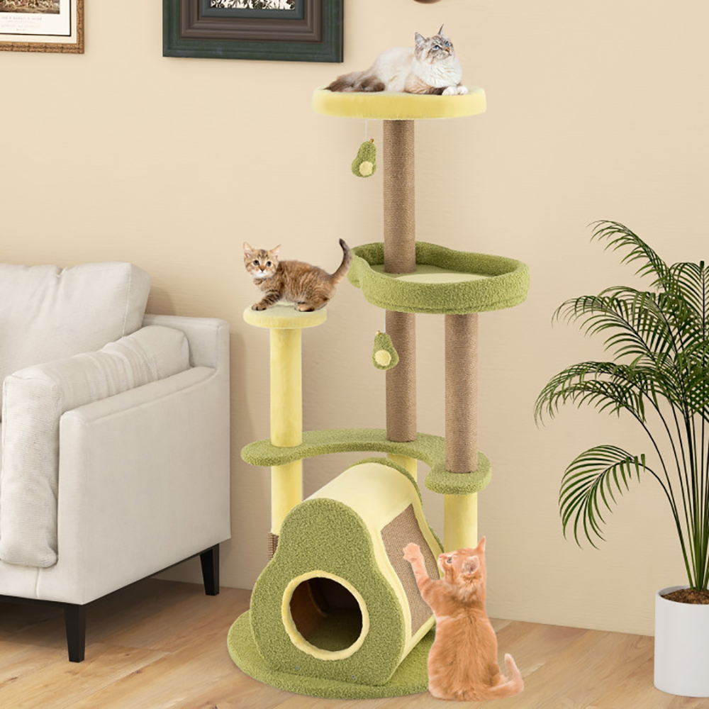 Torre de Gato Multinivel con Condominio Privado en forma de Aguacate — imagen 1