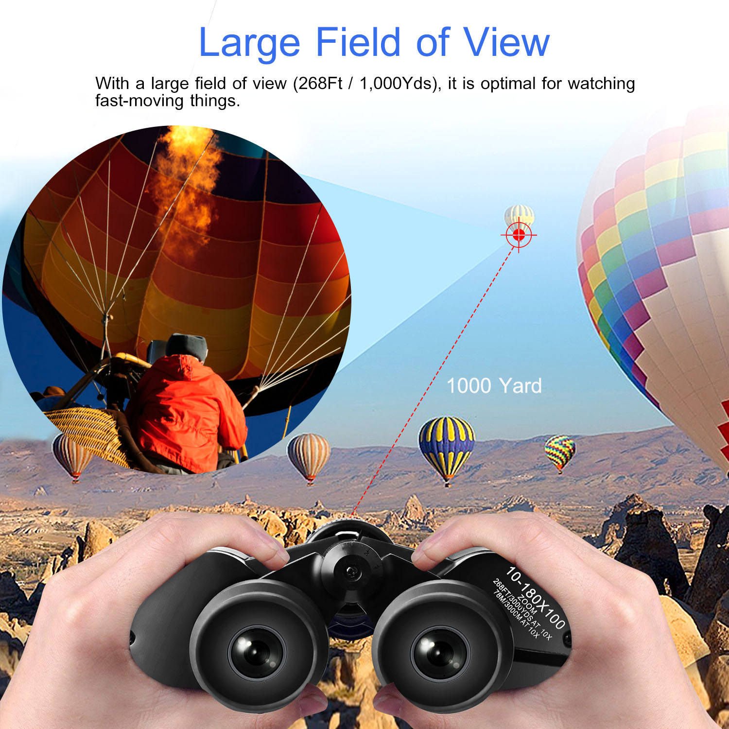 Binoculares Portátiles con Zoom y Lente FMC Visión Nocturna en Baja Luz para Observación de Aves, Caza, Eventos Deportivos y Conciertos, para Adultos y Niños — imagen 10
