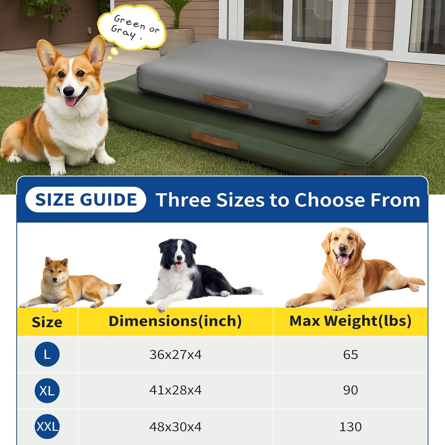Colchón de Perro Inflatable Removible y Lavable para Exterior, Impermeable y Antideslizante para Máxima Comodidad en Verano — imagen 10