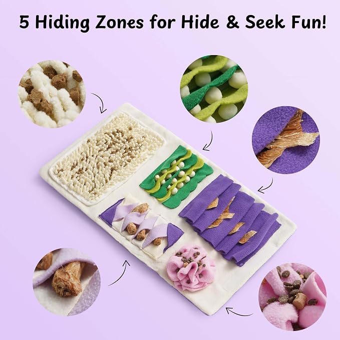 Blueberry Cake Snuffle Toy For Dogs And Puppies, Crinkle Hide-and-Seek Puzzle Enrichment Toy For Small And Medium Dogs — image 2