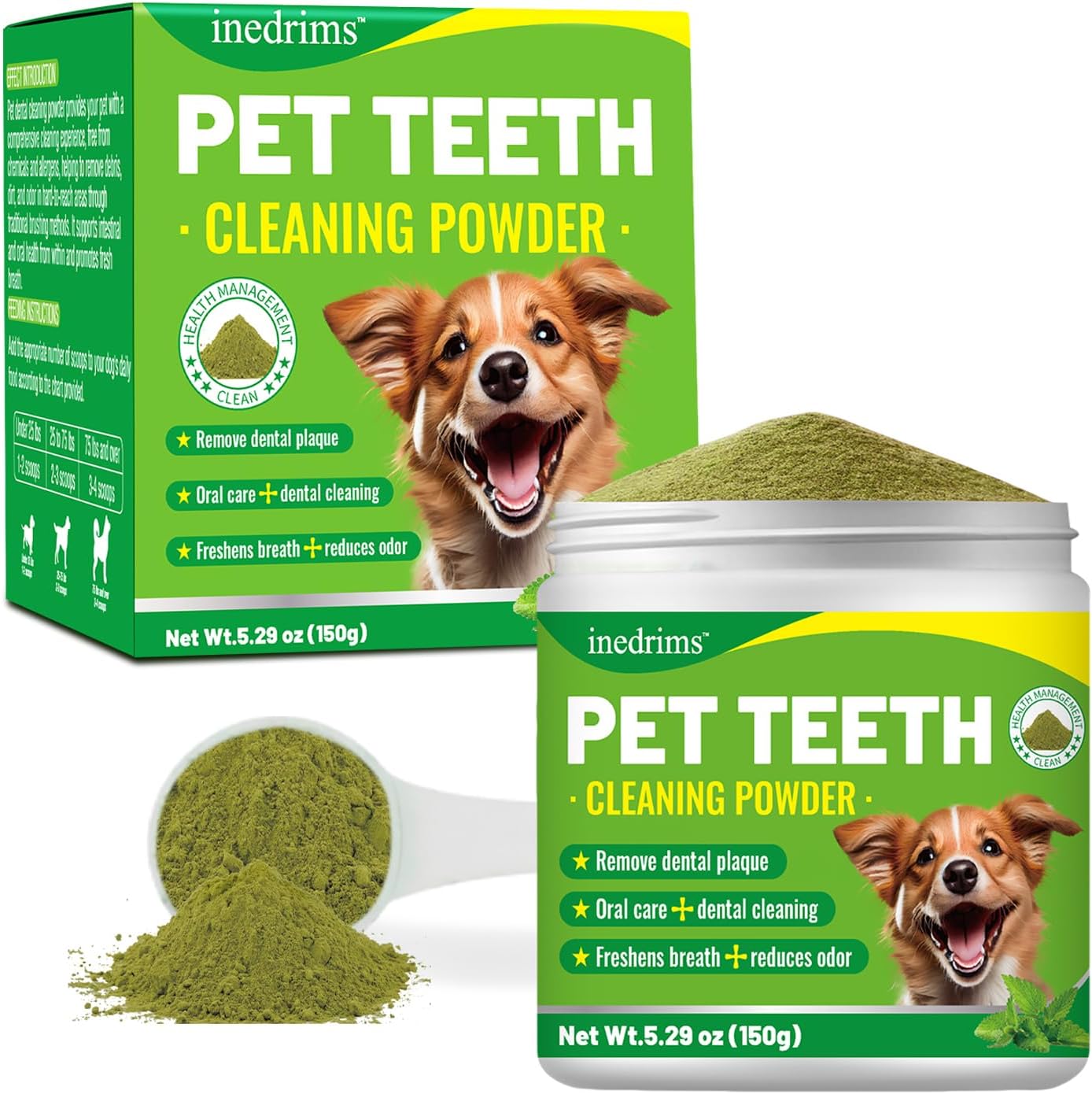 Polvo Dental para Mascotas - Refresca el Aliento, Protege las Encías y Fortalece los Dientes. Un Elemento Esencial para la Higiene Oral Diaria y General — imagen 16