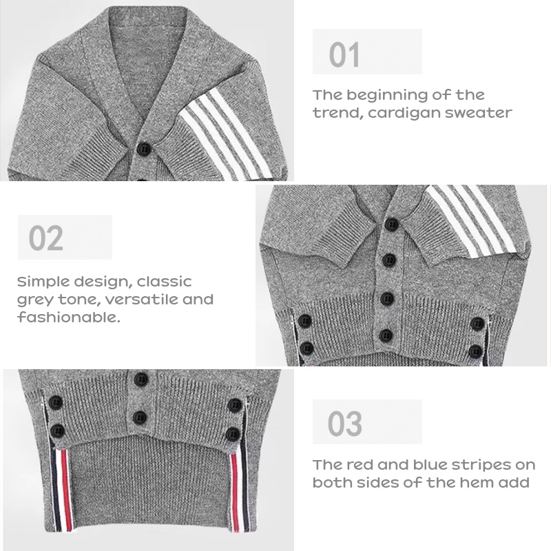 Pet Knit Cardigan - Bear Design (For Dogs & Cats) — image 5