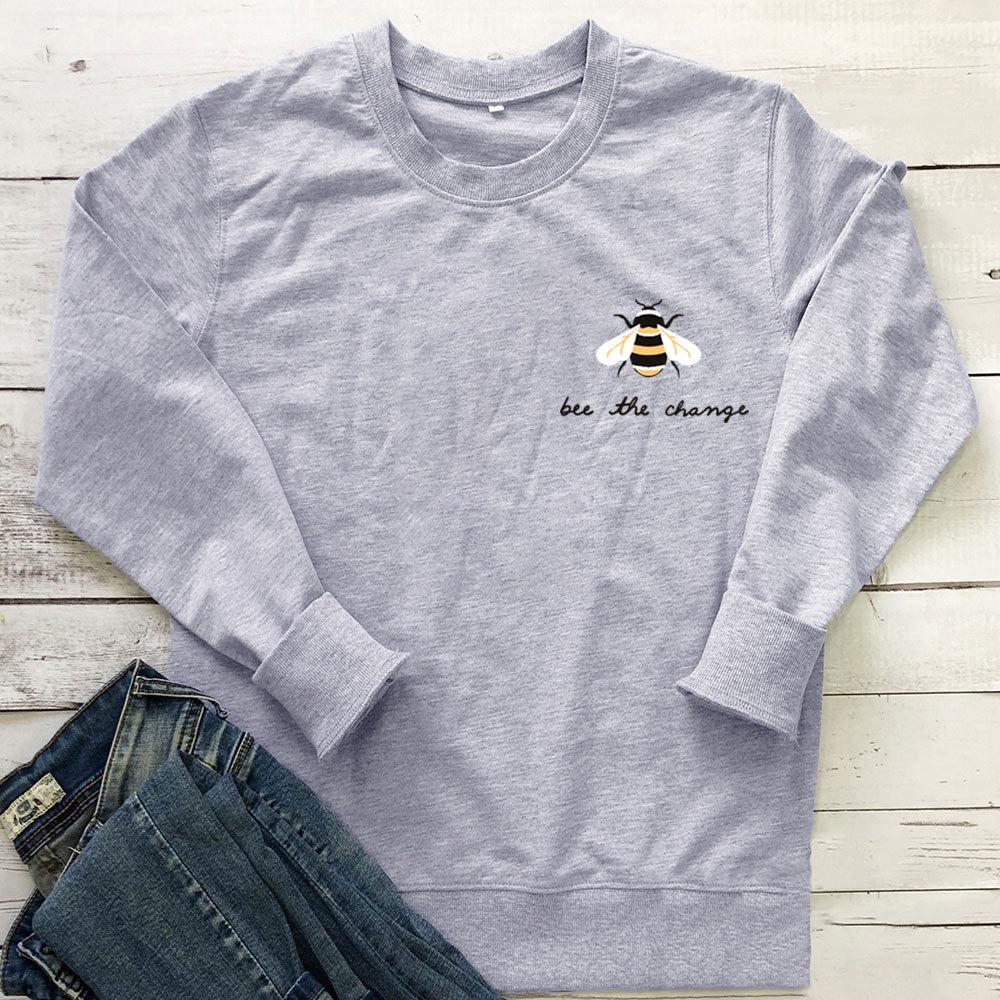 Bee The Change Bee Printed Hoodie — image 5