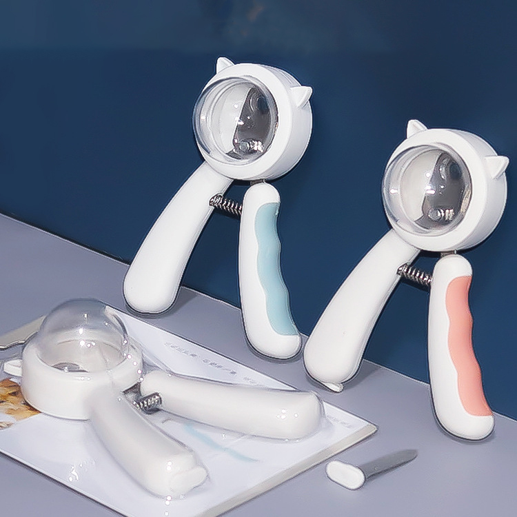 Pet Nail Clipper Stainless Steel Splash-proof Cat Nail Clipper Cleaning Grooming Pet Nail Clipper — image 2