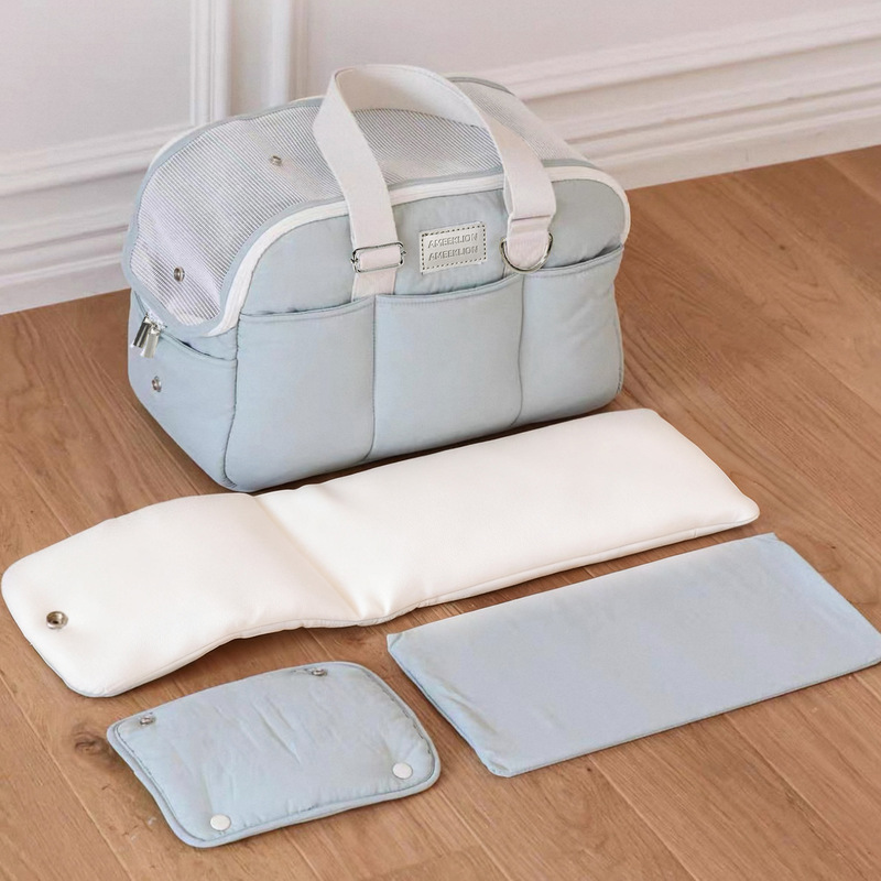 Winter Warm Cat Carrier | Large Capacity Breathable Shoulder Pet Bag for Cold Weather Travel — image 2