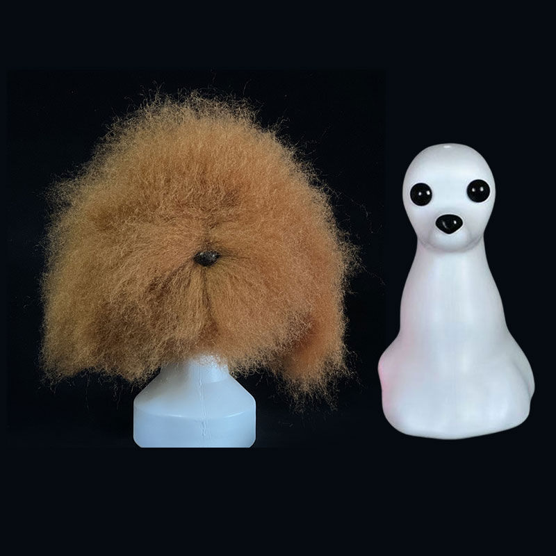 Cabeza de Entrenamiento para Pelo Canino Profesional | Modelo de Practica para Estudiantes de Estética Animal y Cuidado del Pelaje — imagen 7