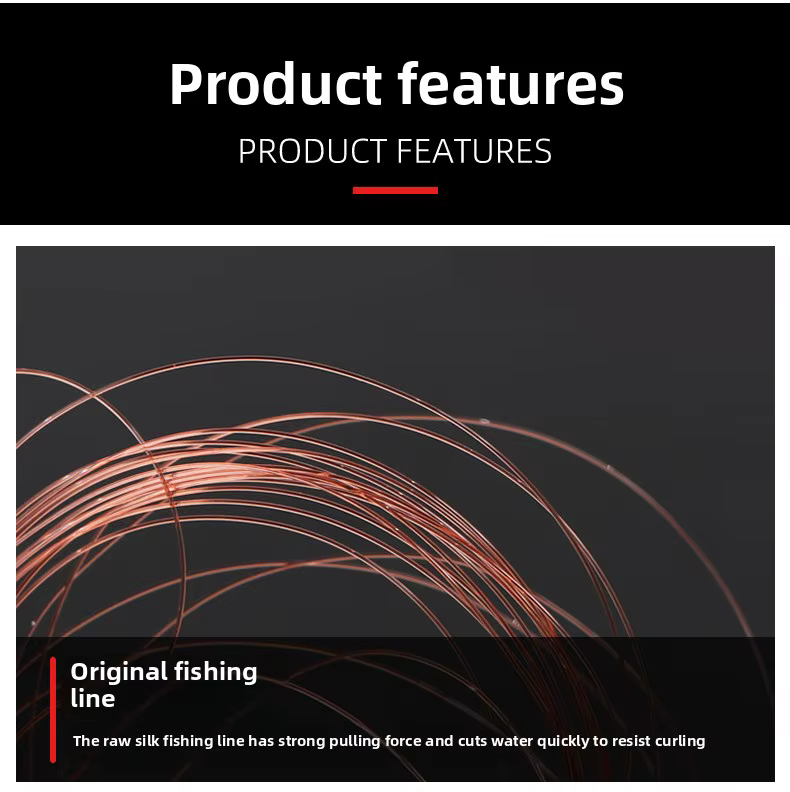 Traditional fishing line sets with hooks, complete set of finished fishing lines with barbs — image 5