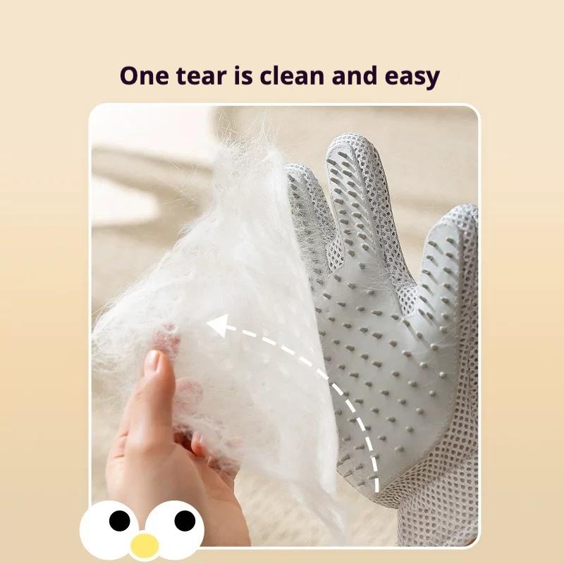 Guantes y Cepillos de Aseo para Mascotas 2 en 1 para Gatos y Perros, Guantes de Masaje y Eliminación de Pelo de Alta Eficiencia, Eliminación de Pelo de Doble Cara, Protección Antiarañazos y Antimordeduras, Limpieza y Aseo — imagen 15