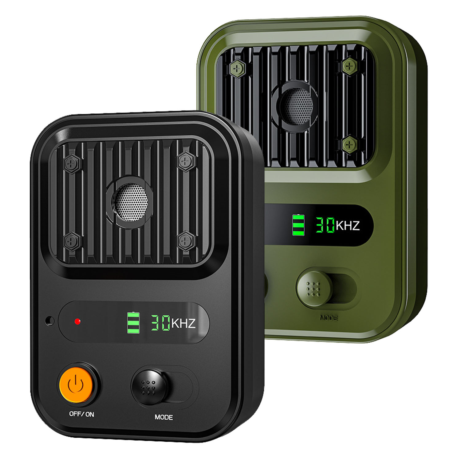 Opciones de Color Negro-Verde - Dispositivo Ultrasonido Anti-Ladrido Rechargeable Automático con 3 Niveles de Frecuencia para Perros IPX4 Resistentes a Agua hasta 10m con Distancia de Detección Máxima de 32.8 pies y Batería Recargable de 1500mAh — imagen 11