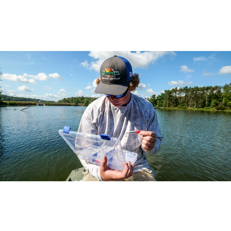 Caja de Tackle para Pesca Outdoors Tuff Tainer Con Tecnología Anti-Rusto Zerust Organizador de Luras Transparente 11 Pulgadas — imagen 4