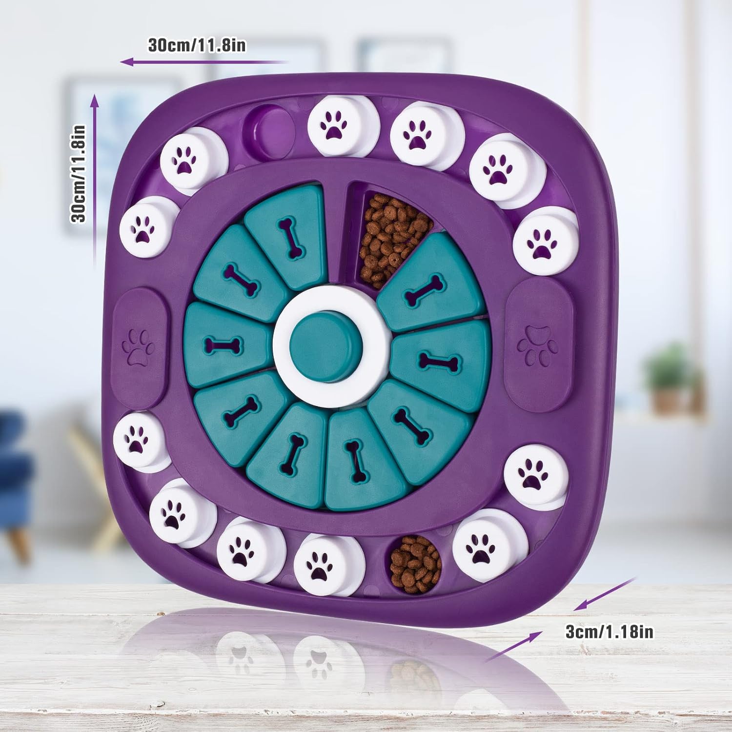 Dog Puzzle Toys, Interactive Treat Puzzle Dog Enrichment Toys For Large Medium Small Dogs — image 4
