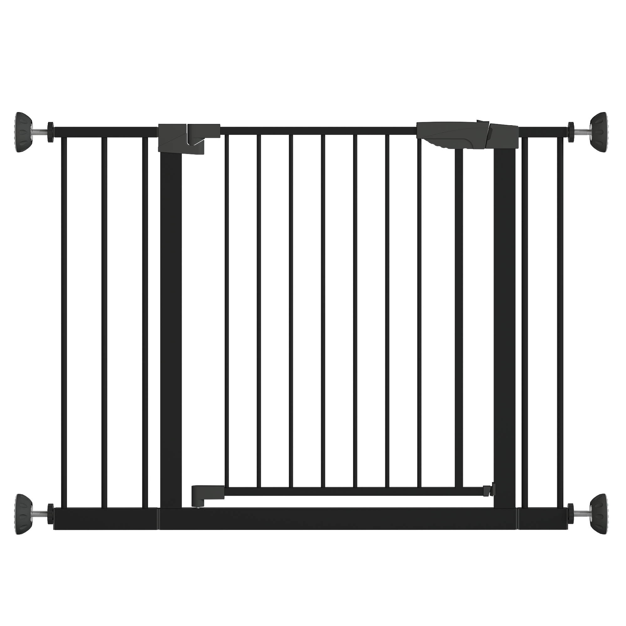 Reja para Bebés Ancha de 29.5-45.3" con Protector de Pared para Escaleras, Reja para Perros de Interior para Puertas, Sin Taladrar, Montaje a Presión, Rejas para Mascotas para Niños, Reja de Seguridad Fácil de Cruzar, Negra — imagen 31