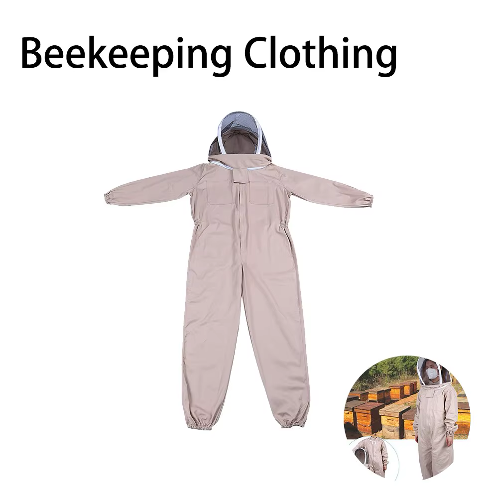 Beekeeping Clothing for Beek, Coffee Color, Overall Replacement Hat, Full Body Suit, Bee Clothes, Product for Beekeeping — image 2