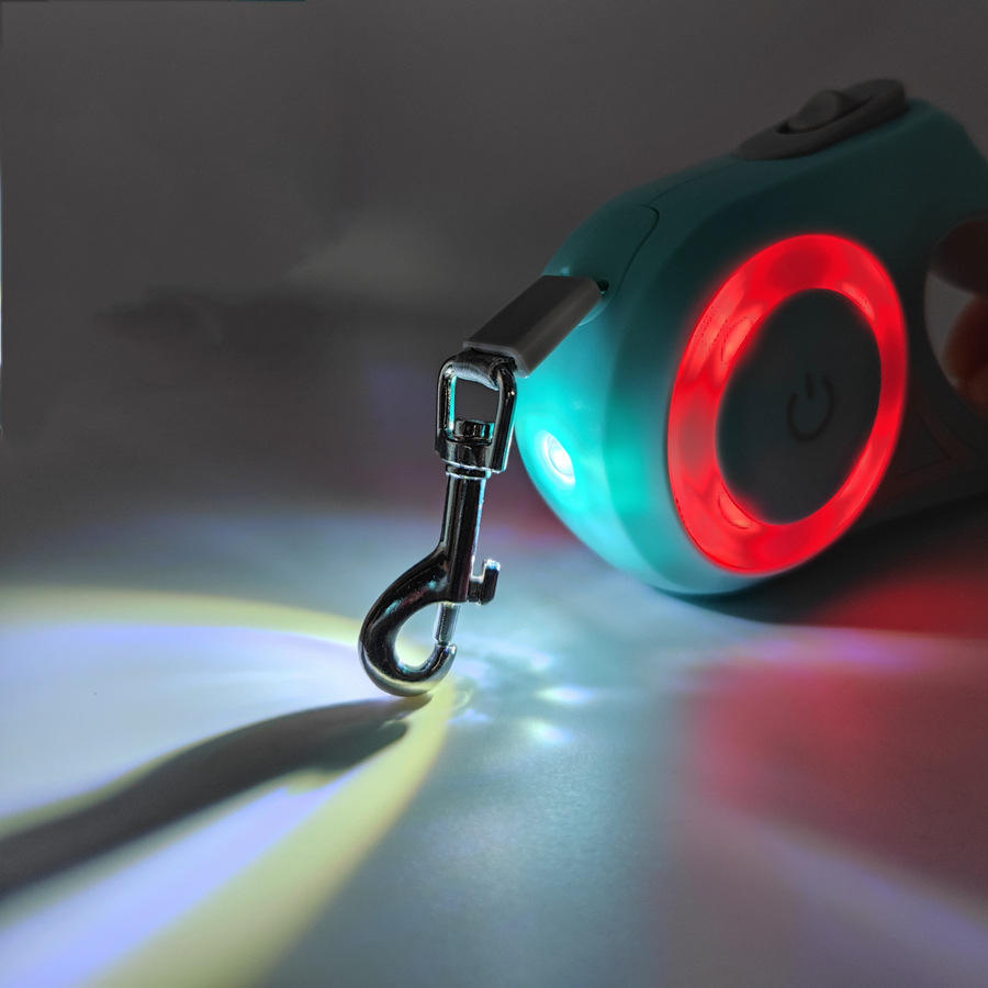 Cuerda Retráctil Automática para Perros con Iluminación - Cadenita de Perro - Suministros para Mascotas - Cuerda de Lazo — imagen 2