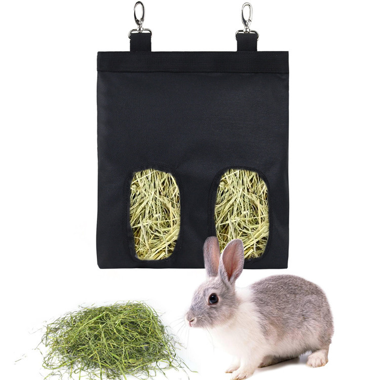 Rabbit Feeding Bag Pet Thatched Bag Mole Feeding Bag Hay Bag Feeder Bag — image 1