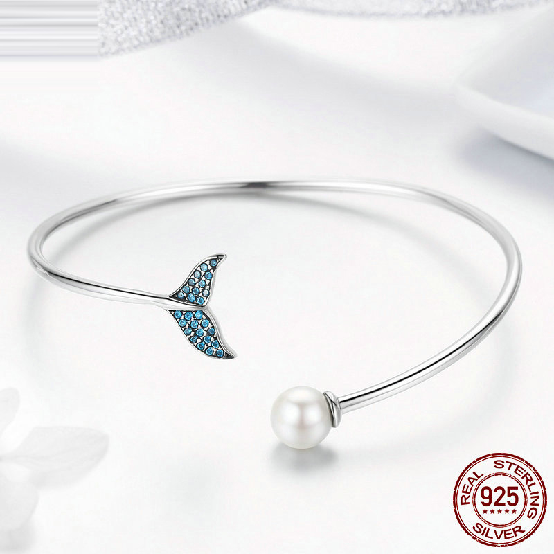 Pulgas de Sirena pulsera en plata esterlina 925 de plata noble — imagen 3