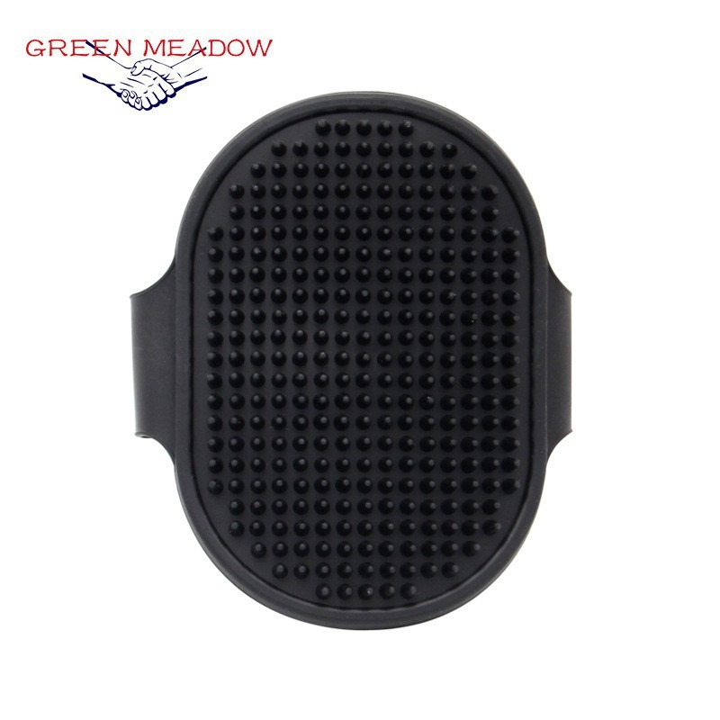 Pincel de baño para mascotas con masaje en silicona, peine de champú ajustable con anillo de goma — imagen 14