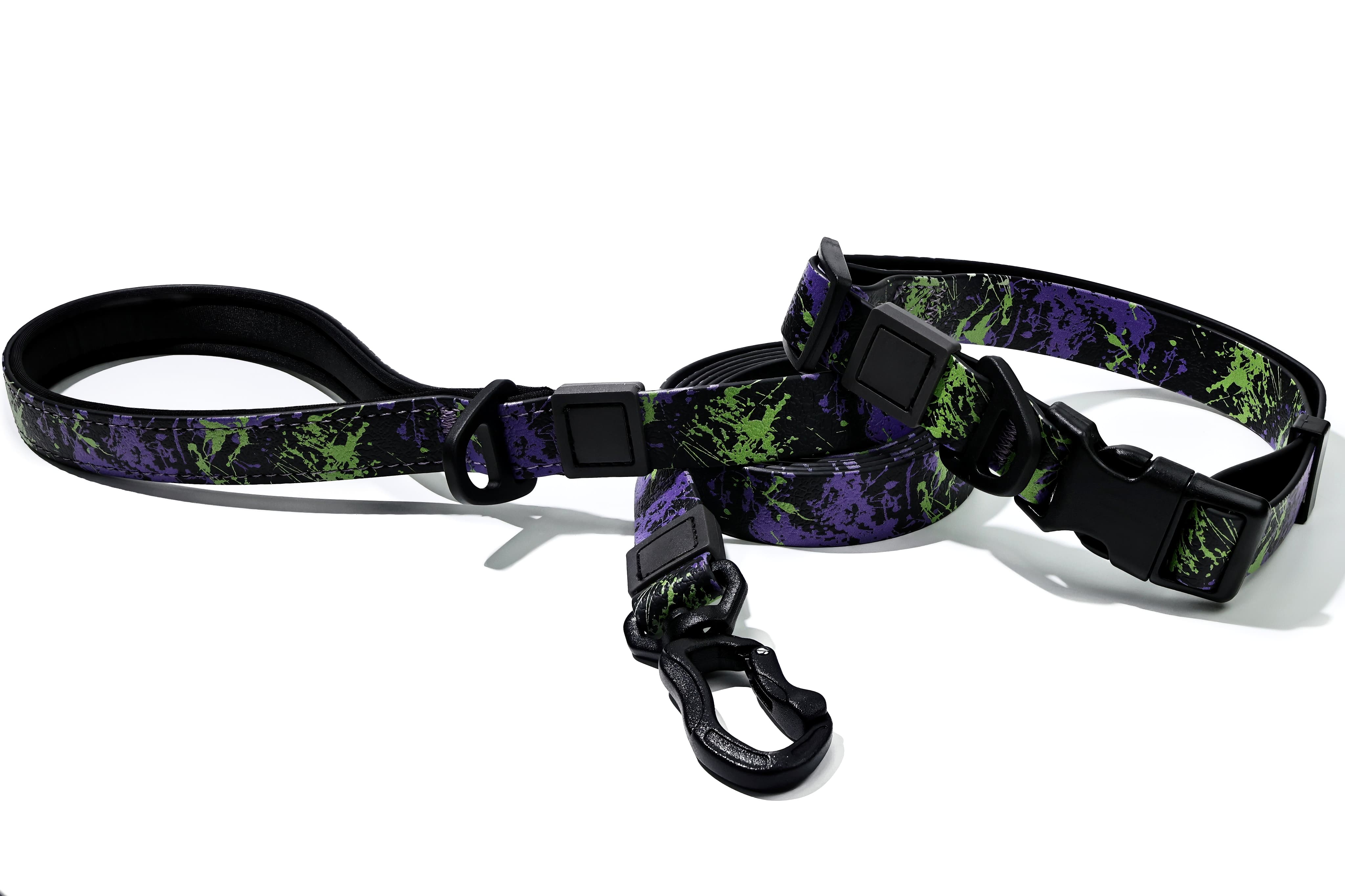Set de Guía para Mascotas con Camuflaje UV y Textura Embossed - Estilo y Funcionalidad Perfectamente Combinados — imagen 11