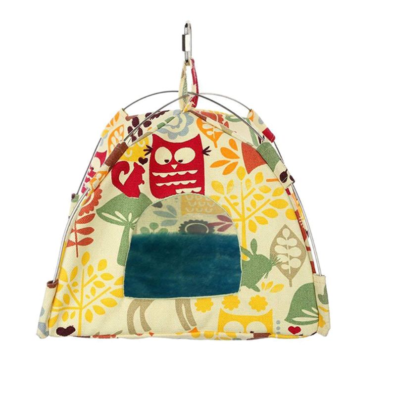 New Hanging Canvas Parrot Tent Bird Cage Pet Universal Bird Tent Hammock Small Pet Nest — image 4