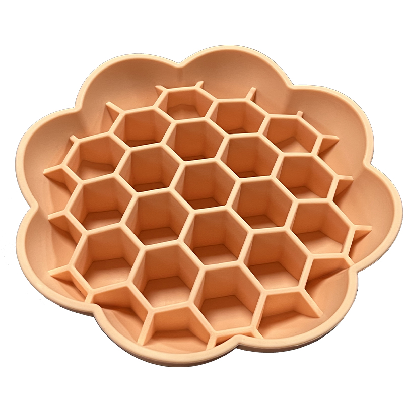 Custom Dog Bowl Slow Feeder Flower Pet Licking Bowl Slow Feeding Silicone Dog Lick Bowl — image 7