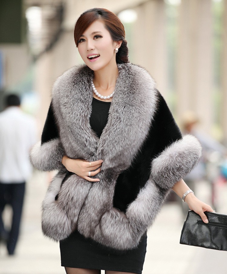 Women's Fur Talma Fur Warm Rabbit Fur Coat — image 7