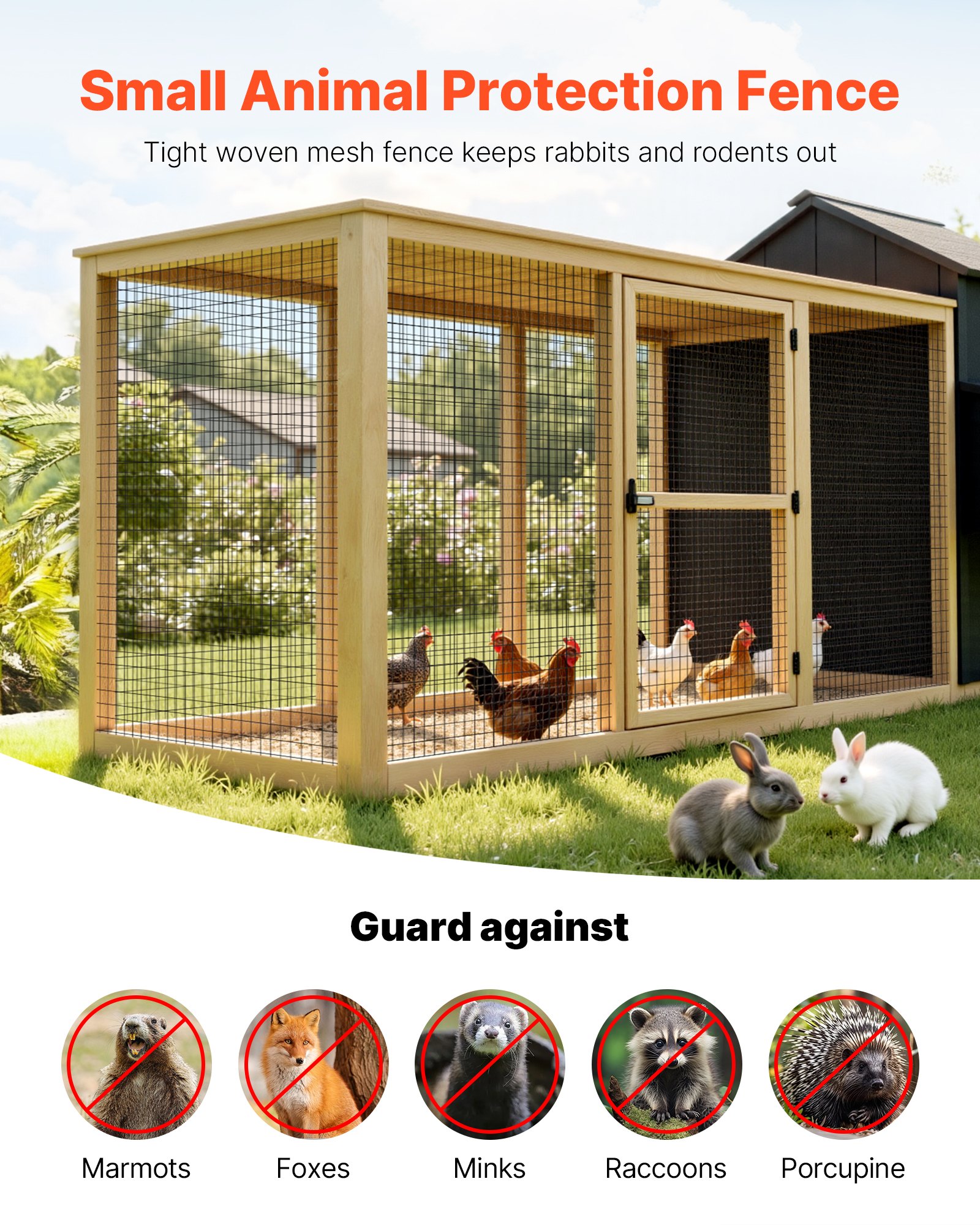 Malla de Alambre Galvanizado 24'' x 25 pies, Malla de 2x3 pulgadas 16 gage para Cámaras de Conejos y Reptiles — imagen 3