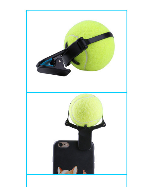 Pet photo props toy pet photo selfie artifact funny dog camera phone clip tennis selfie clip — image 4