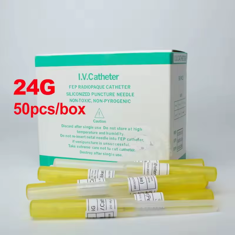50 Piezas de Dispositivos de Infusión Intravenosa Veterinaria para Animales 20G 22G 24G 26G, Insumos Veterinarios — imagen 4