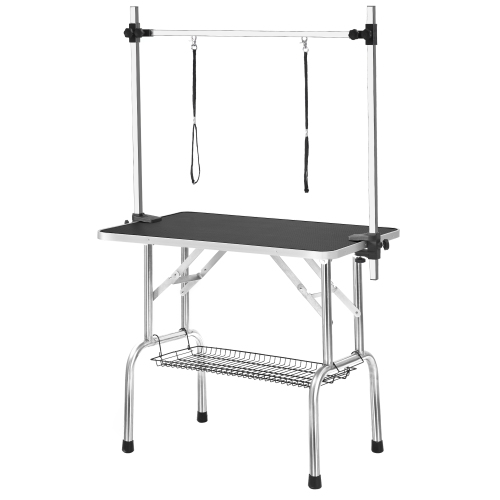 Mesa de Aseo para Perros Profesional Portátil y Resistente con Brazo y Lazo — imagen 4
