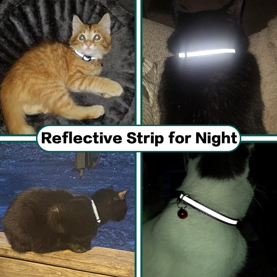 Collar de Gato con Ruptura Automática y AirTag Negro — imagen 2