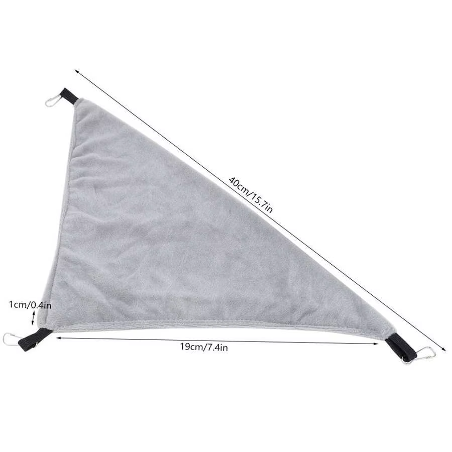 Small Pet Hammock Mouse Ferrets Guinea Cat Hanging Bed for Cats Rodents Hammock for Hamster Pets Small Animal Hammocks — image 2