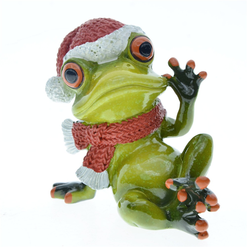 Home Couple Frog Resin Craft Decoration — imagen 2