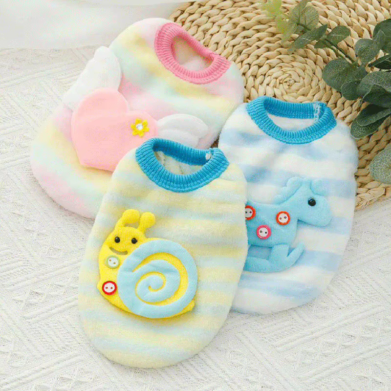 Chaquetas de invierno para perros pequeños: Sweater de taza de té con diseño divertido para cachorros y mascotas — imagen 2
