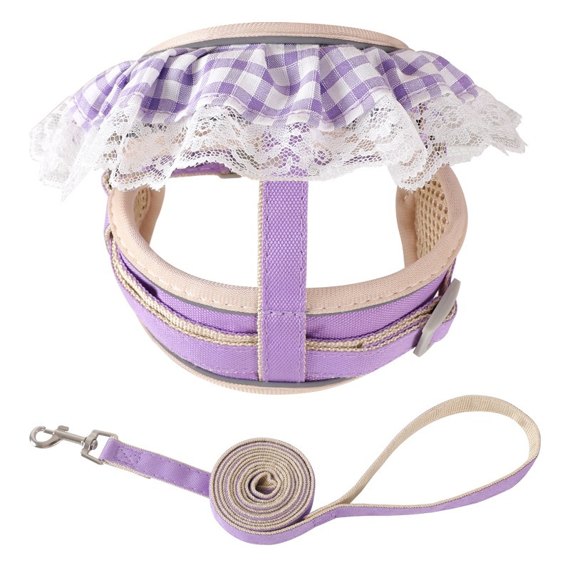 Fashion New Cat Anti-Breakaway Leash Small Dog Chest Strap Teddy Bichon Dog Chain Adjustable — image 11