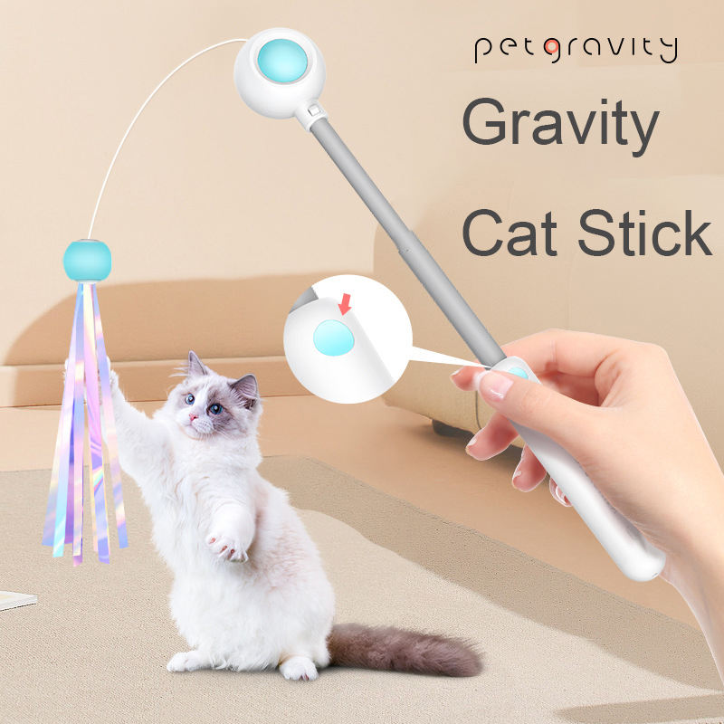 Gravitational Pet Laser Cat Cudgel Cat Feather Replacement Can Add Cat Mint Pet Supplies Kitten Toys — image 5