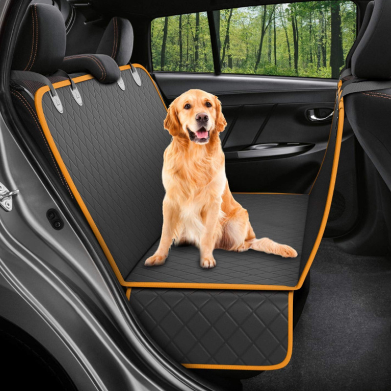 Dog Car Seat Cover View Mesh Pet Carrier Hammock Safety Protector Car Rear Back Seat Mat With Zipper And Pocket For Travel — image 18