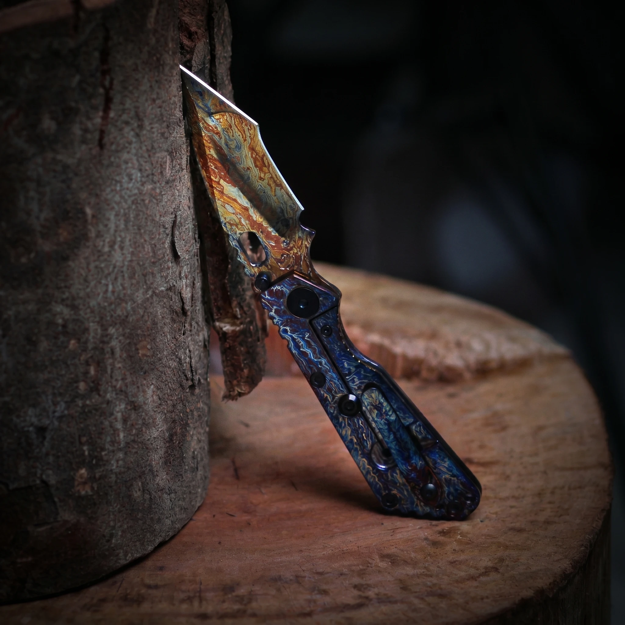 Strider Tank M390 Heat-Treated Folding Knife 61-62HRC High Hardness Outdoor Camping Survival Tool EDC Pocket Knife for Hikin — image 1