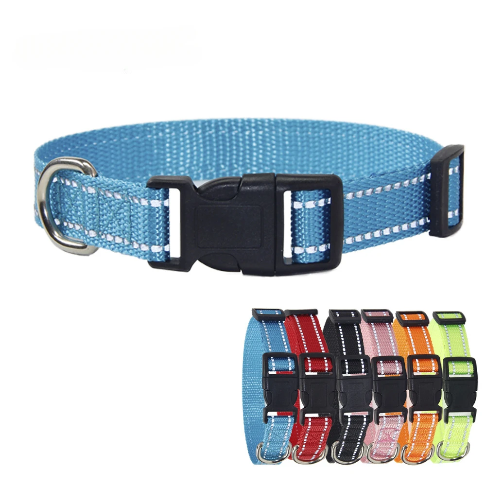 Conjunto de Cuello y Correa para Perros en Nylon - Accesorios para Mascotas Pequeñas, Medianas y Grandes — imagen 1