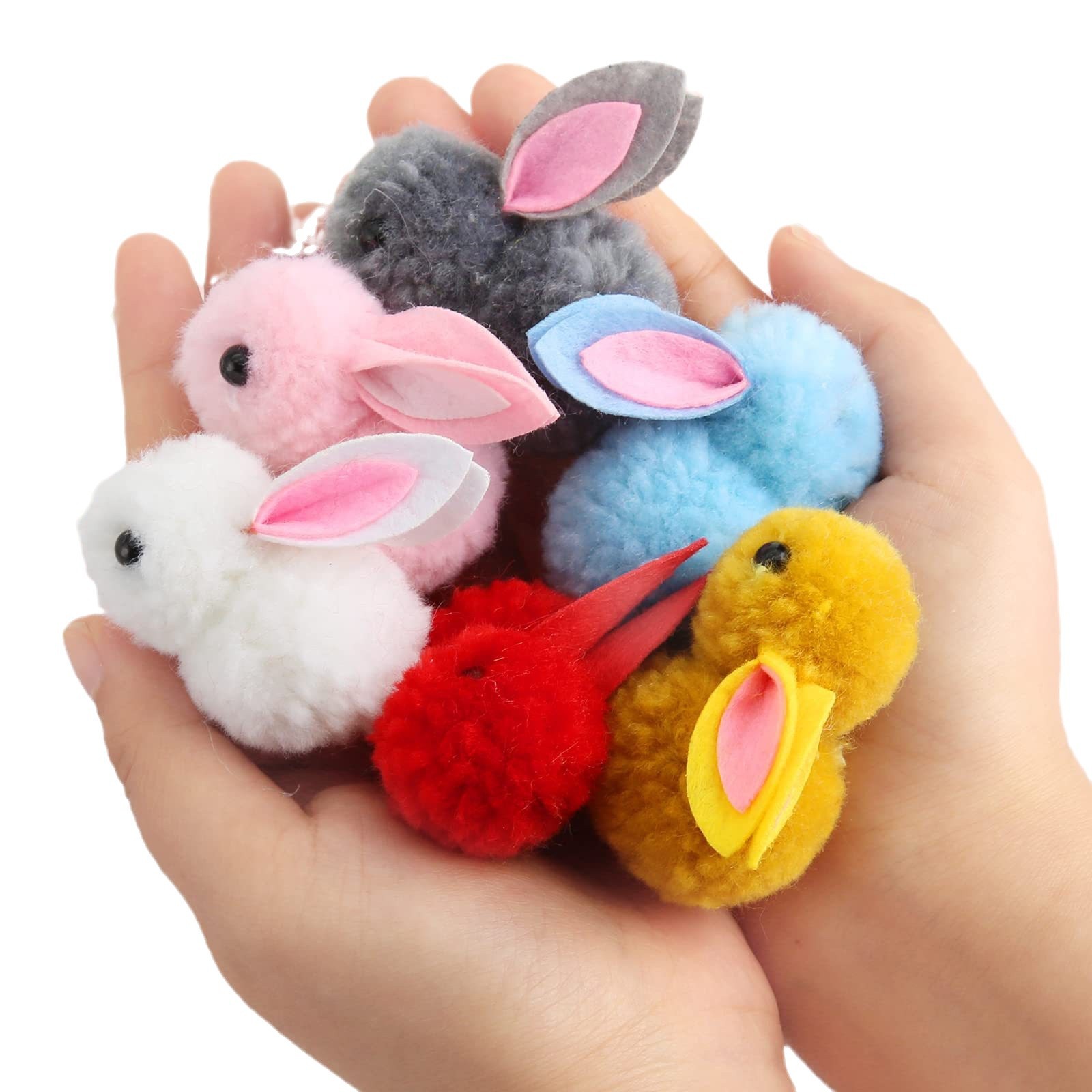 Conjunto de Decoraciones de Pascua de Conejos de Huevo Miniáticos — imagen 2