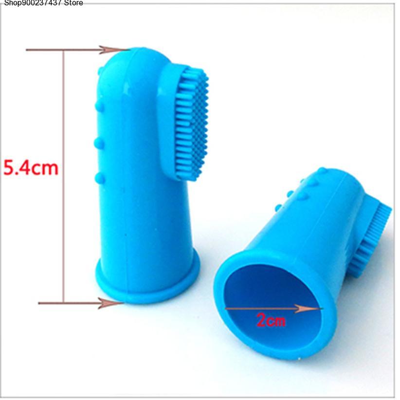Pet Toothbrush Silicone Finger Dog Toothbrush Cat Finger Sets Brushing Teeth Oral Cleaning Supplies — image 5