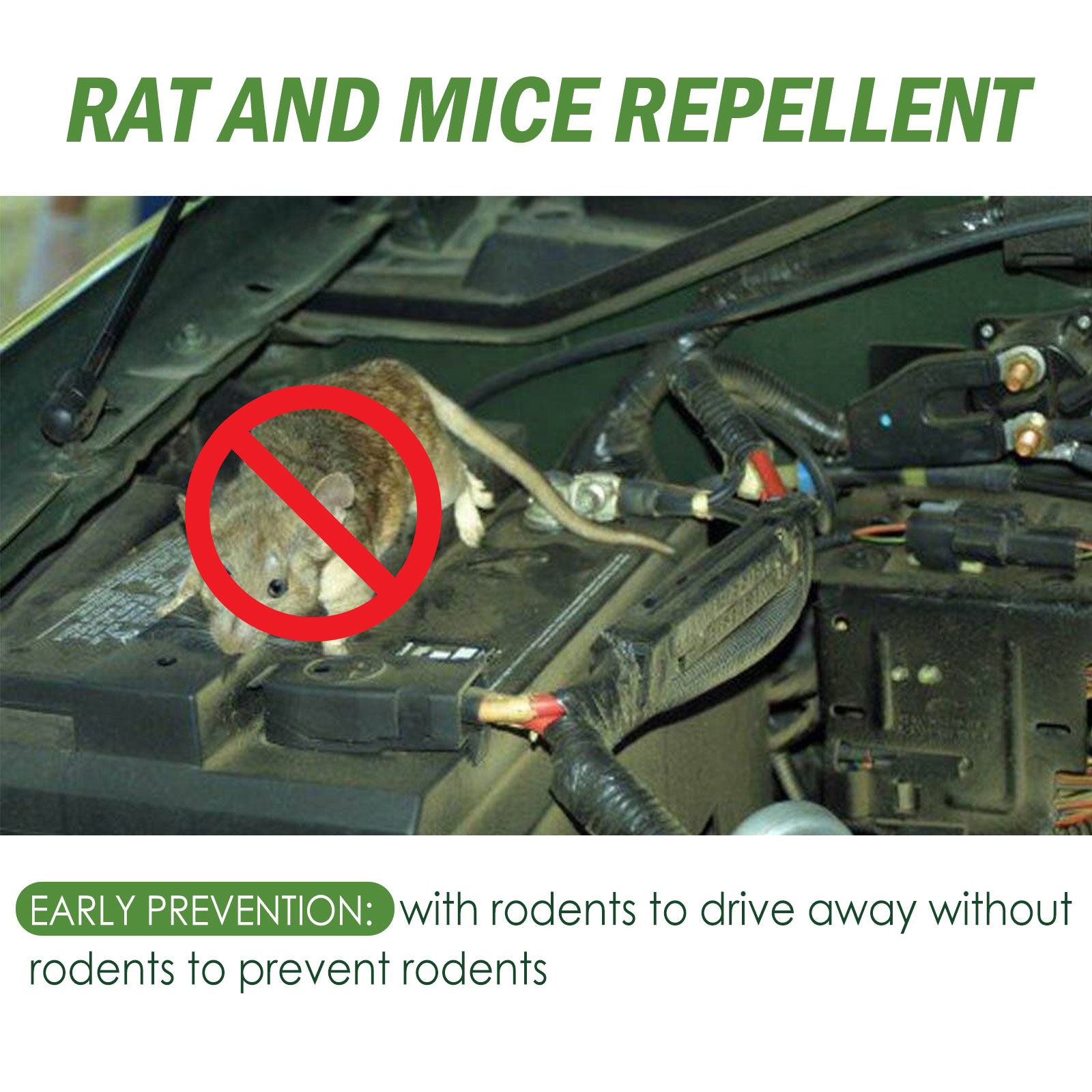 Rat Repellent Pill, Car Engine Outdoor Home Indoor Rat Repellent Pill — image 6