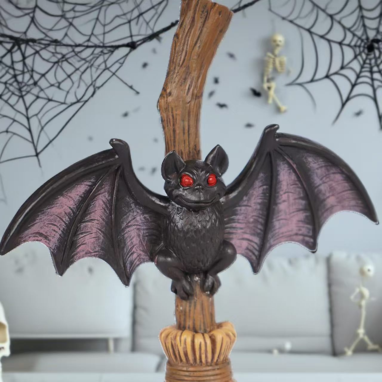 Decoración de Murciélago para Halloween - Escoba Fantasma Jardín — imagen 4