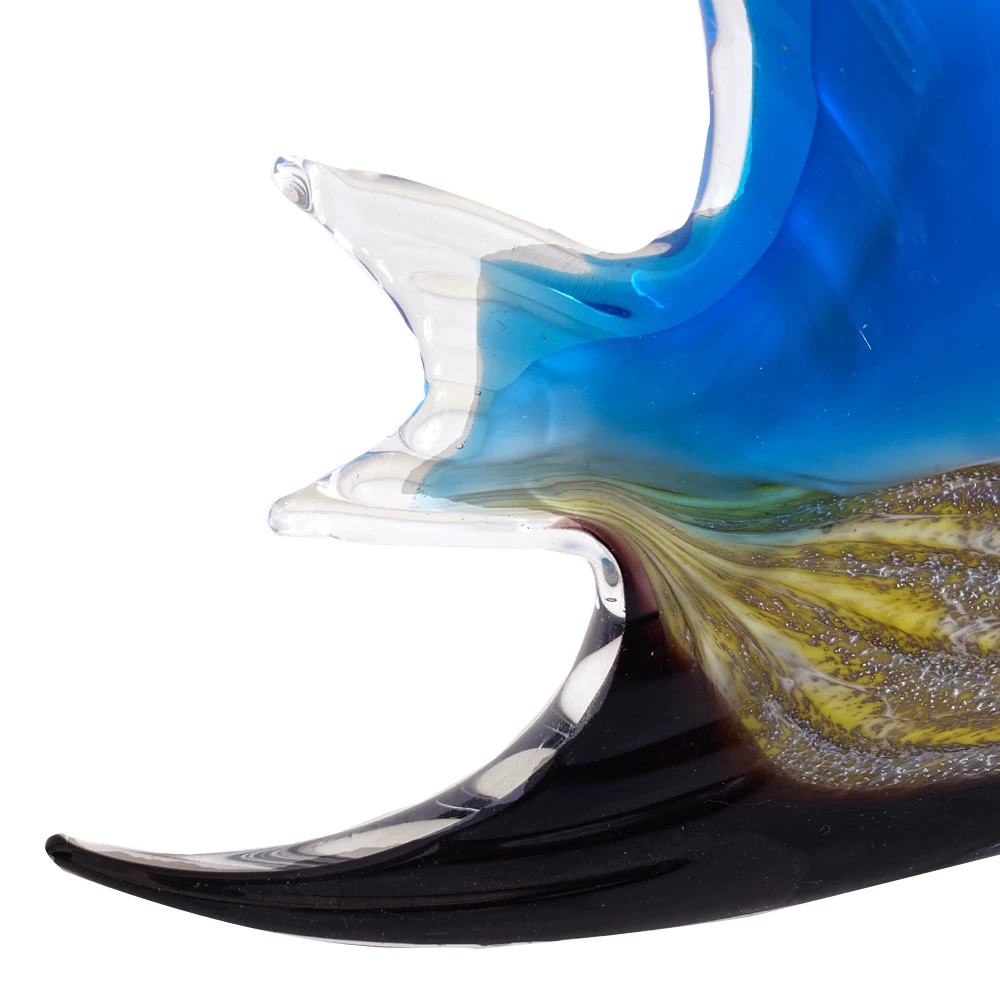 New handmade glass tropical fish ornaments are available every year, with modern home foyer decoration and fish tank landscapin — image 4