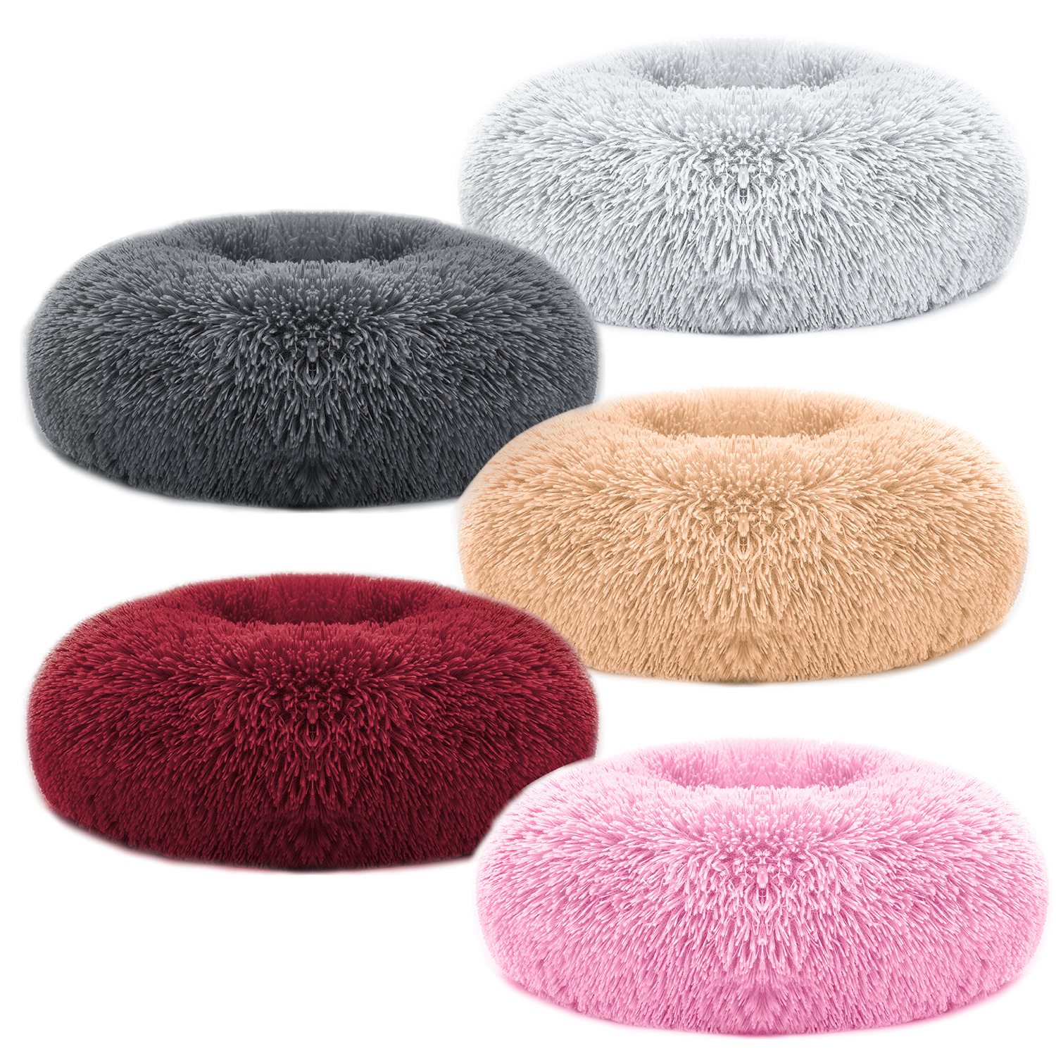Cama de Pelo Suave para Perros y Gatos, Colchón Cálido Acogedor para Mascotas — imagen 20