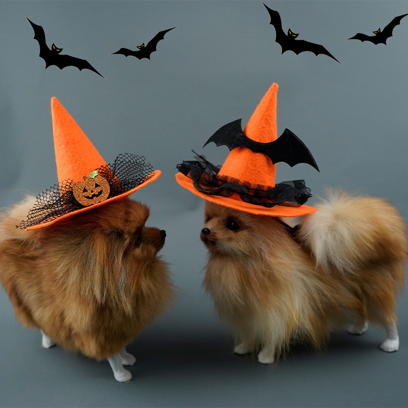Pet Dog Cat Halloween Hat Creative Pumpkin Devil Spider Costume for Pets — image 2