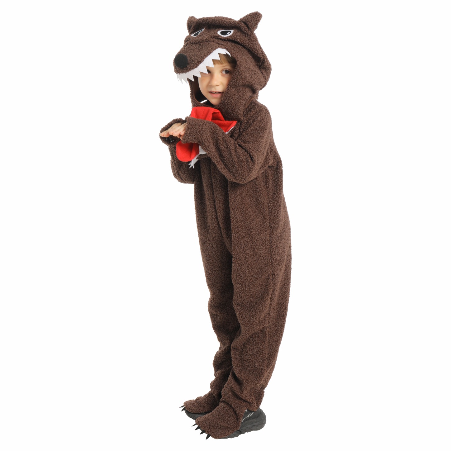 Halloween Children's Performance Costume Animal Brown Wolf Role Play Cosplay Costume School Stage Performance Wear — image 5