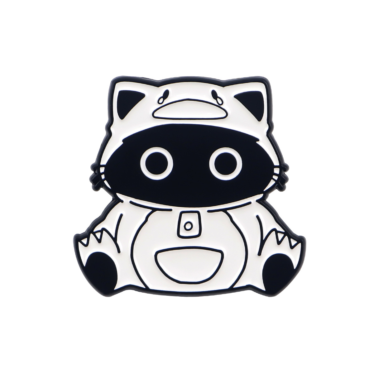 Broche de Gato Negro Adorable de Caricatura para Dama, Pin Insignia de Aleación Metálica, Accesorio para Mochila, Insignia — imagen 8